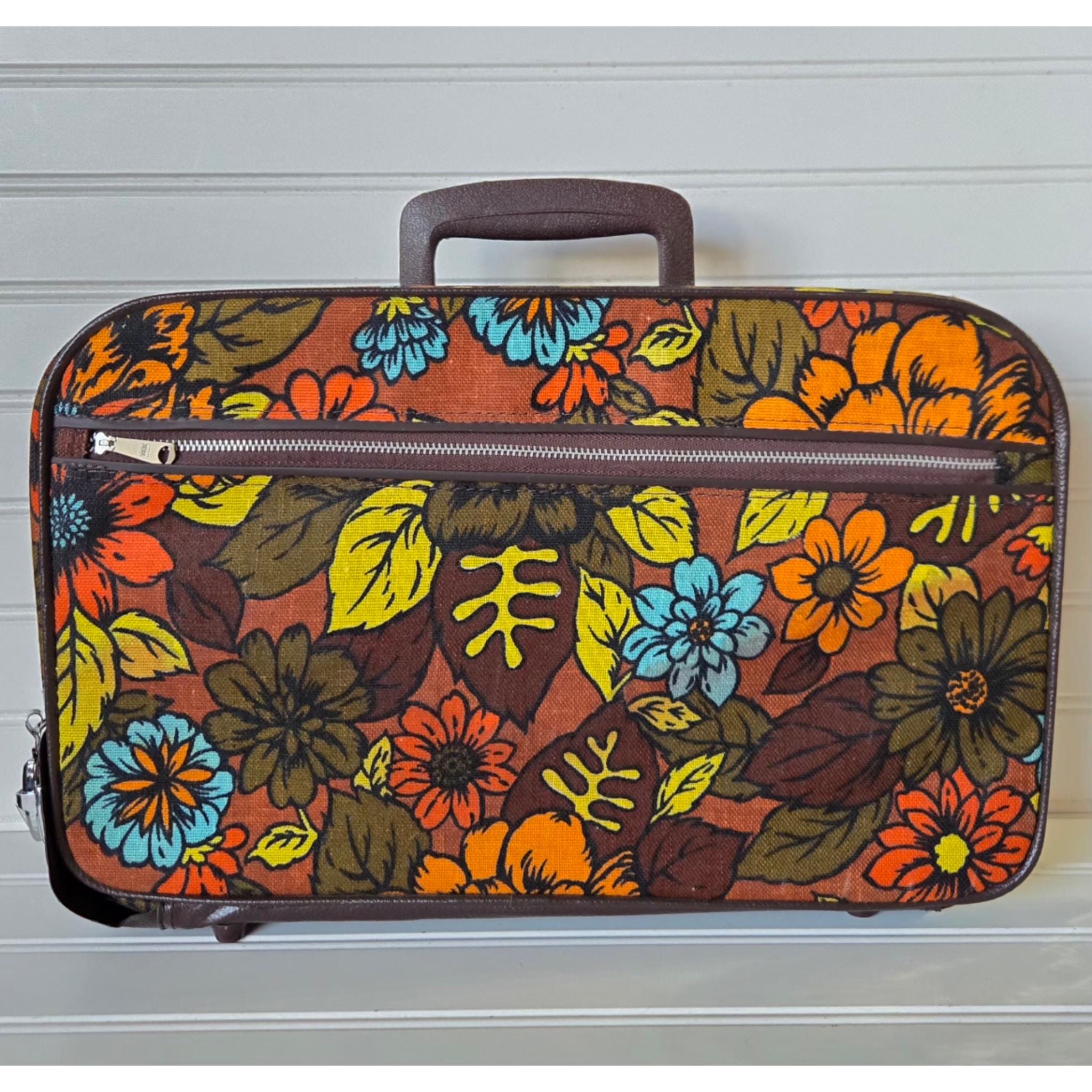 Vintage 70s Suitcase - Etsy
