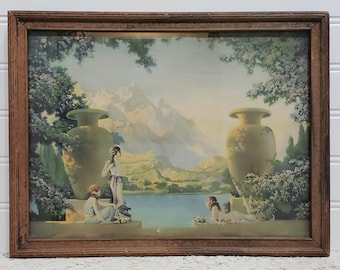 Vintage Art Deco the Magic of Dawn Print Chester K Van