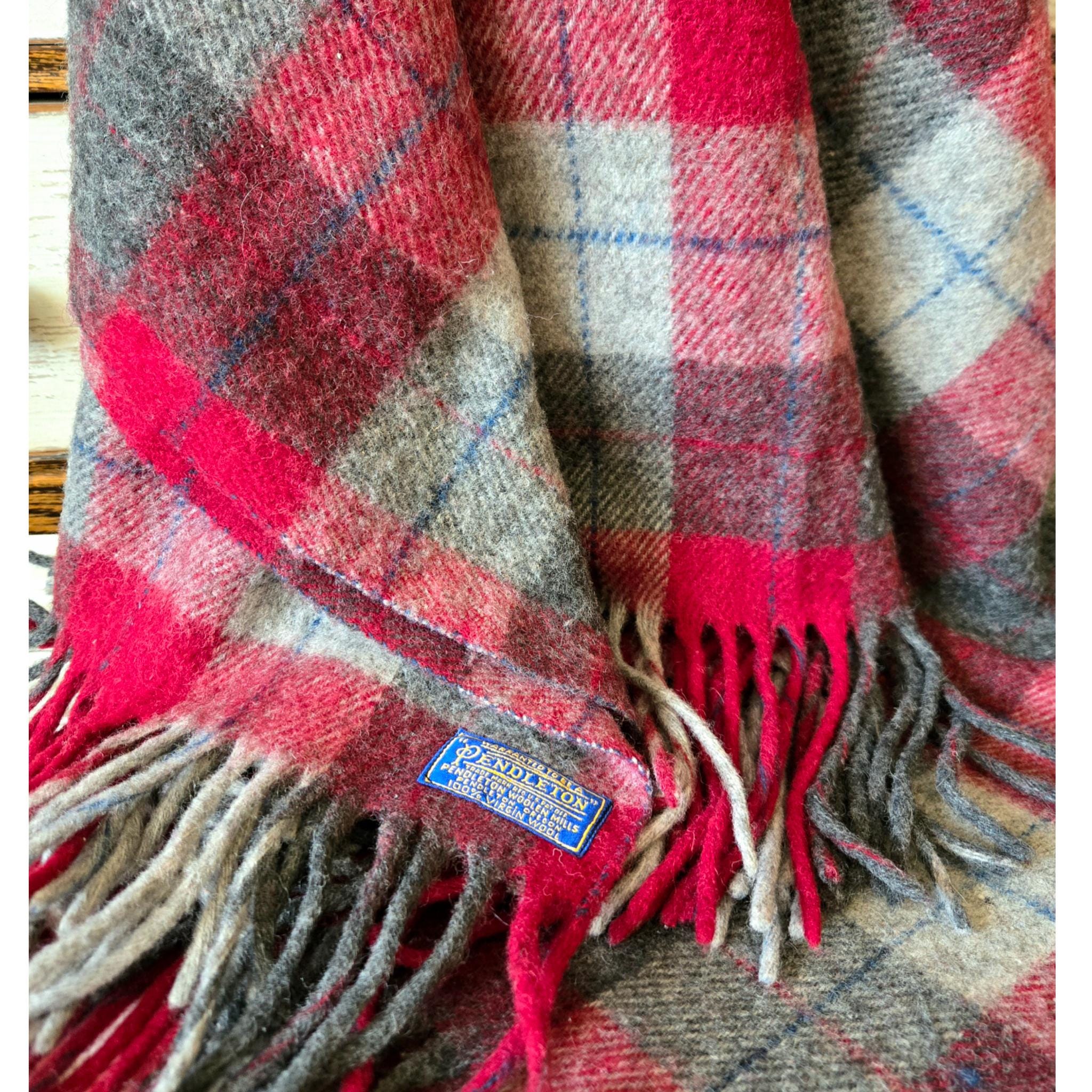 Pendleton Wool Blanket Oregon Vintage - Etsy