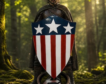 Captain America Steel Heater Shield | First Avenger Reproduction Prop (24'')