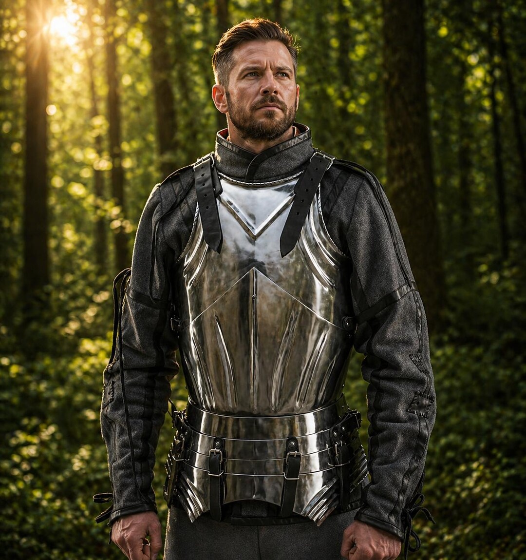 Medieval Knight Steel Armor Set | Cuirass, LARP Cosplay - Etsy