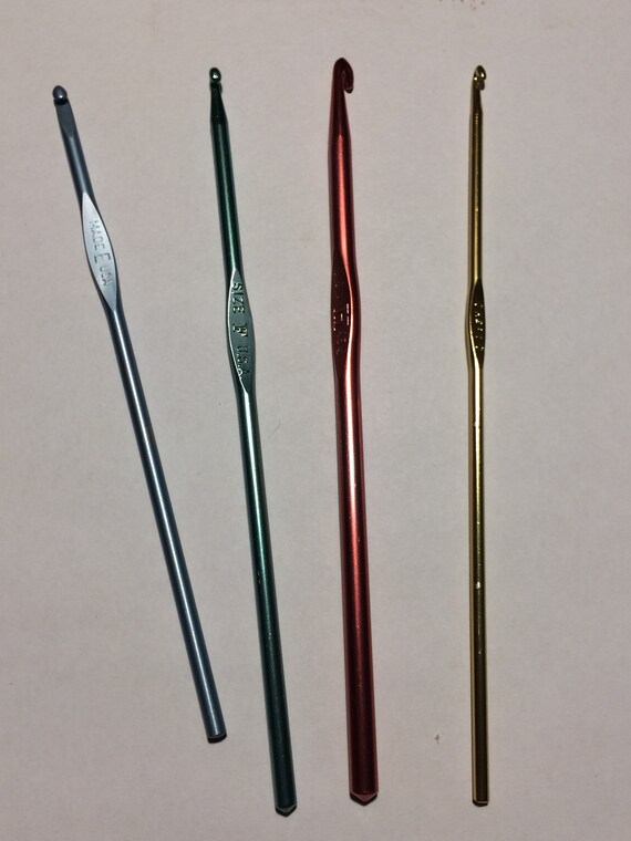 Aluminium crochet hook choose size
