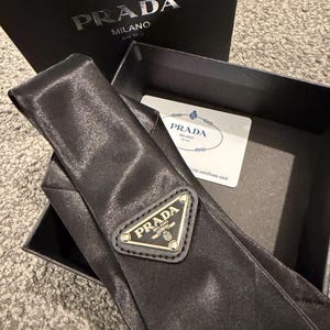 Prad Svart Lyxig Slips Bröllop Jubileum