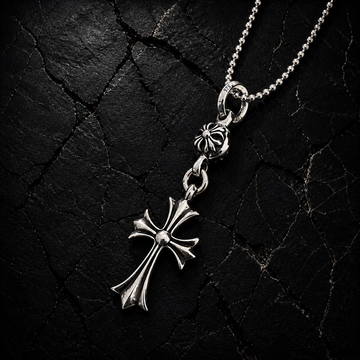 CHROME HEARTS ロザリオ ネックレス クロス Chrome hearts rosary necklace - Etsy 日本