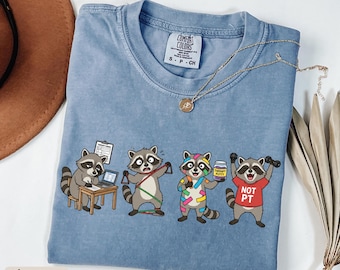 Occupational Therapy Shirt, Comfort Colors Raccoon ota T-Shirt, OT Assistant Adls Tee, COTA Shirt, Ot Gift Tee, Pediatric OT