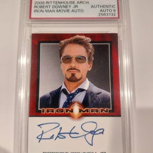 Robert Downey Jr Autographed Iron Man - Etsy