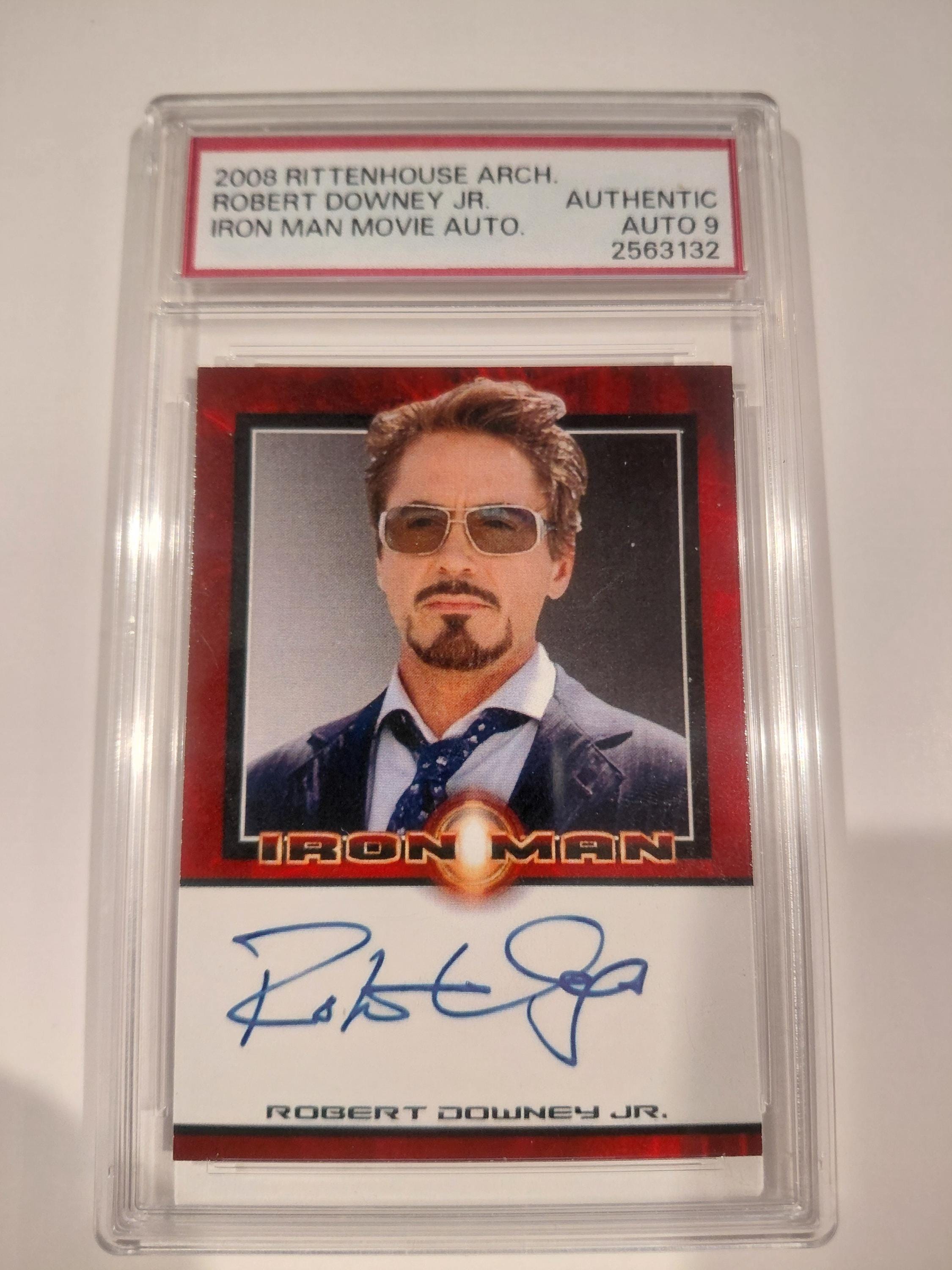 Robert Downey Jr Autographed Iron Man - Etsy UK