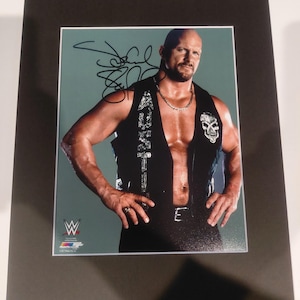 Stone cold steve austin autograph - Etsy 日本