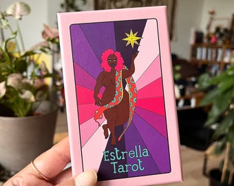ESTRELLA TAROT de MARSEILLE moderne, tarot deck, indie deck, pont, indie tarot, divination tool, spiritual gift, tarot cards