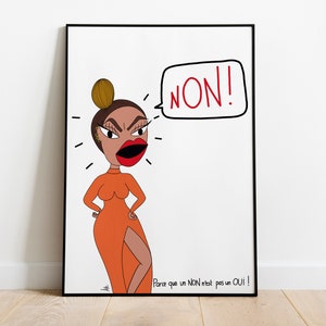 Affiche NO II / Poster A3 - Illustration digitale