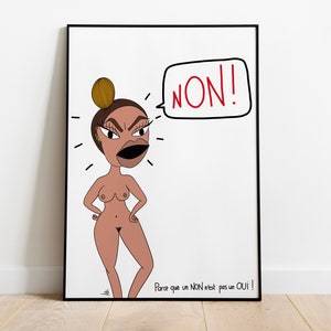Affiche NO I / Poster A3 - Illustration digitale