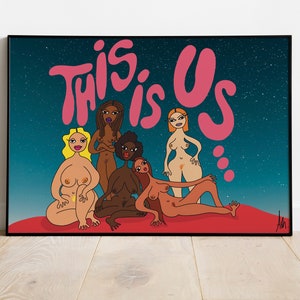 Affiche THIS IS US / Poster A3 - Illustration digitale