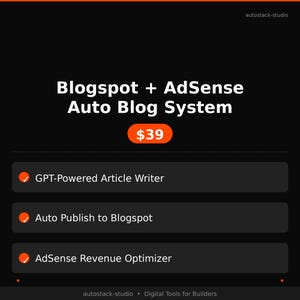 Blogspot Automation Python Script | AI Blog Posts + AdSense Ads | Google Blogger | Passive Income | Auto Publish