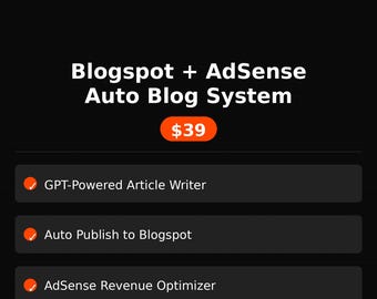 Blogspot Automation Python Script | AI Blog Posts + AdSense Ads | Google Blogger | Passive Income | Auto Publish