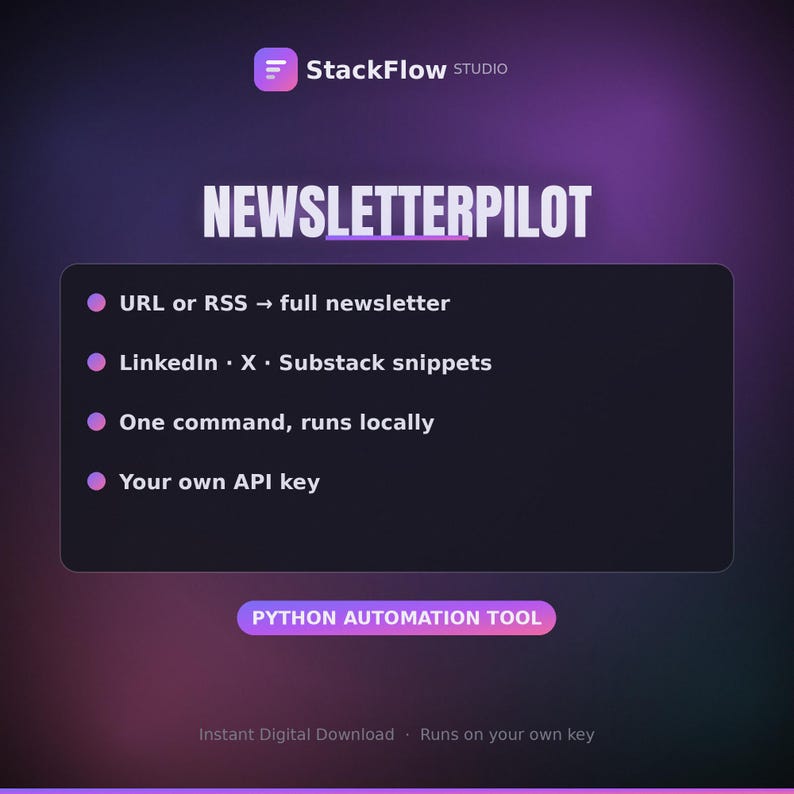 Workflowkit nieuwsbrief AI | Van artikel naar e-mail, LinkedIn, X, posts op elkaar stapelen afbeelding 2