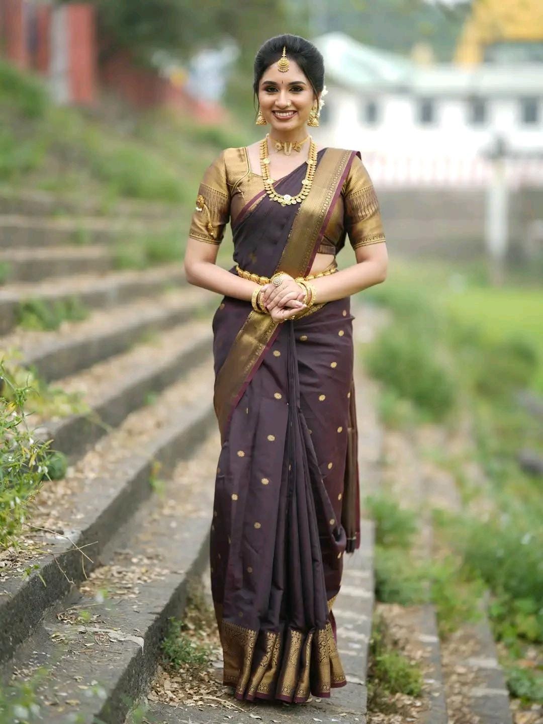 sari evening dresses Drape Gown Saree main image 1