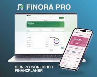 Finora Pro – Personal Financial Planner | Web App | Budget Planner, Savings Accounts, Loans | Real-time Sync across all devices