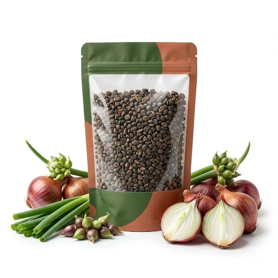 Egyptian Walking Onion Seeds, 10-100 Seeds, Perennial Heirloom Onion, Edible Garden Vegetable Seeds