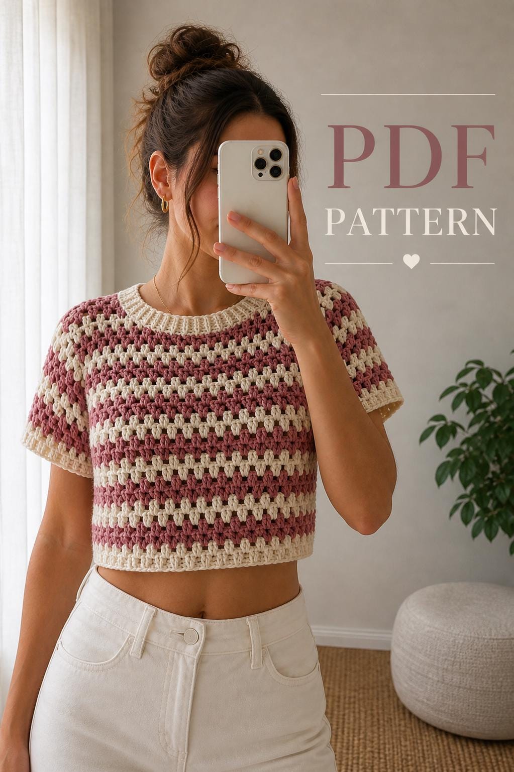39 Crochet Women’s Tops: Tanks, Vests, Tees, and Blouses 38 Crochet Short Sleeve Top