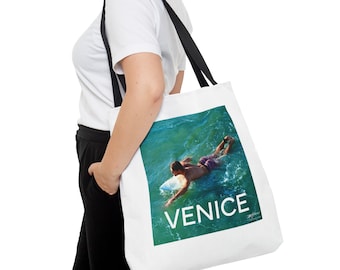 Venice Surfer Tote Bag, Cute Shoulder Tote Bag, Shopping Tote Bag for Daily Use, Storage Bag, Shoulder Bag for Men & Women, Tote Bag Gift