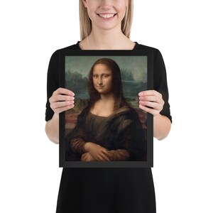 Mona Lisa by Leonardo Da Vinci, Da Vinci Wall Art, Classic Artwork House Decor, Female Portrait Wall Art