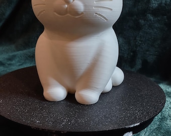 Cat 3D Printed Coin Bank
