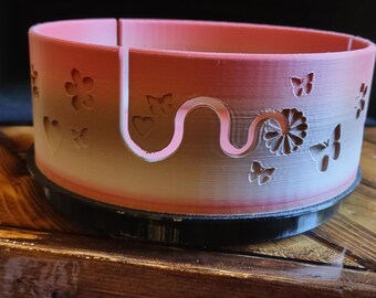 Stamp Design Triple Yarn Bowl, fun, light weight, multiple colors