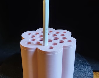 Flower Shaped Crochet Hook and Tool Holder, fun, light weight, multiple colors