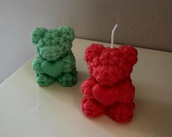 Ositos de cera de soja perfumados