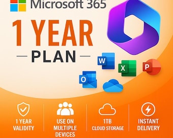 1-Year 365 subscription Plan | Instant activation - Digital Service