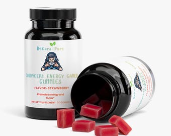 Cordyceps energy mushroom gummies  ReKora Pure