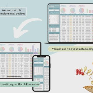 Peut inclure: Un mod&egrave;le de feuille de calcul num&eacute;rique de suivi des probl&egrave;mes affich&eacute; sur un ordinateur portable, une tablette et un smartphone. L'interface pr&eacute;sente des graphiques circulaires, des histogrammes et des tableaux de donn&eacute;es avec le texte "Issues Tracker".