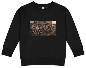 Okanagan Kids Souvenir-Sweatshirt mit Rundhalsausschnitt