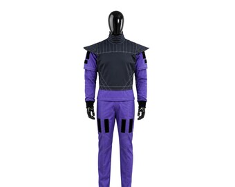 Jango Fett Flight Suit & Flak Vest | Purple Mandalorian Cosplay  | Custom Bounty Hunter Under Suit