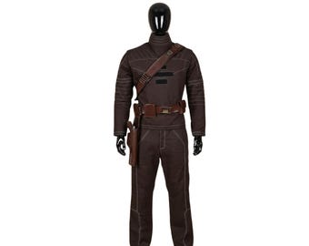 Mandalorian kostuum en leren riem | Din Djarin-cosplayonderpak | Aangepast Star Wars-kostuum