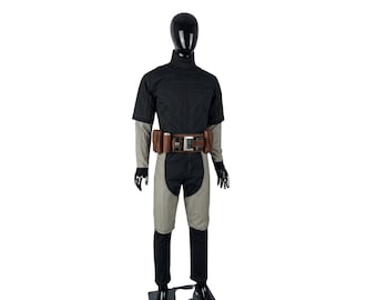 Paz Vizsla Cosplay Costume | Heavy Infantry Mandalorian Flight Suit | Armor Undersuit