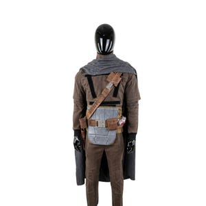 Mandalorian Flight Suit with Holster | Din Djarin Cosplay | Beskar Armor Star Wars Costume image 3
