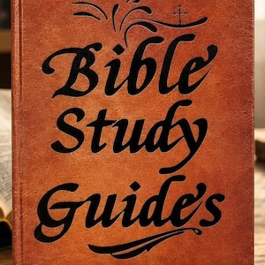 Bible Study Guide with Book Summaries, Scripture Notes & Prayer Reflections | Christian Learning Planner | Faith Journal gift