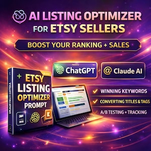 Prompt AI Etsy Listing Optimizer | ChatGPT Claude SEO-tool