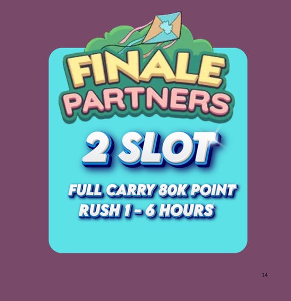 2 slot Finale partners Monopoly_Go Event  6 HOURS Partners Full Carry 80k Point