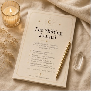 The Shifting Journal | Reality Shifting Scripting Workbook PDF | Desired Reality DR Script & Visualization | Law of Assumption | Digital