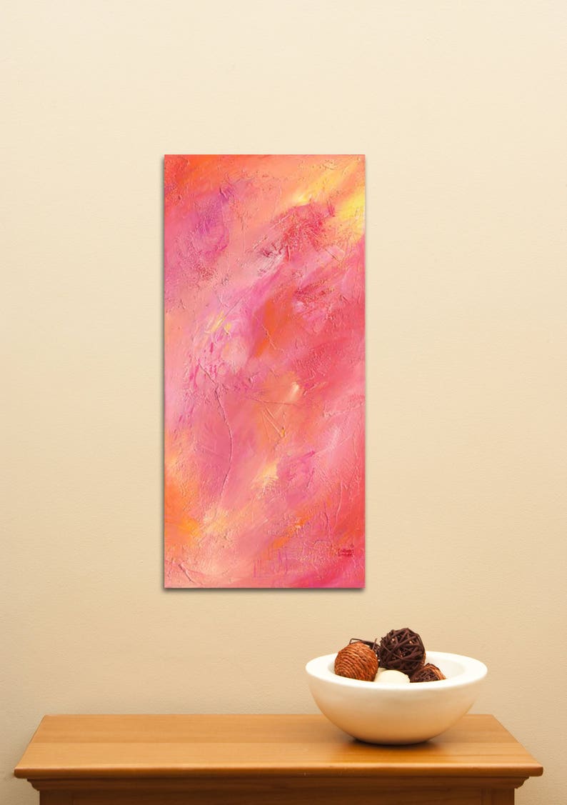 ORIGINAL ABSTRACT ACRYLIC Painting 11 3/4 x 25 1/4 x 1 | Etsy