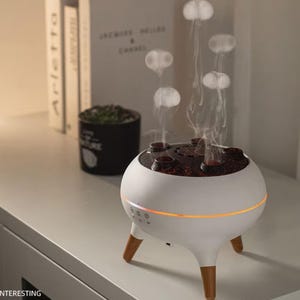 Jellyfish Humidifier Lamp with LED Lights & Remote – Smart Aroma Diffuser, Color Changing Mist, Relaxing Night Light for Bedroom, Gift Idea