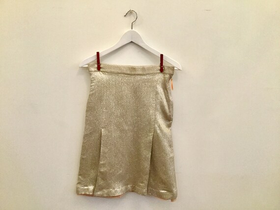 90s Paul Smith silver mini skirt XS/S / vintage go