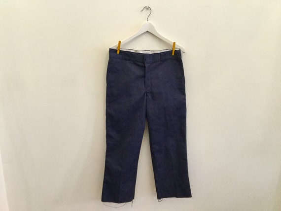 Blue canvas pants Clearance