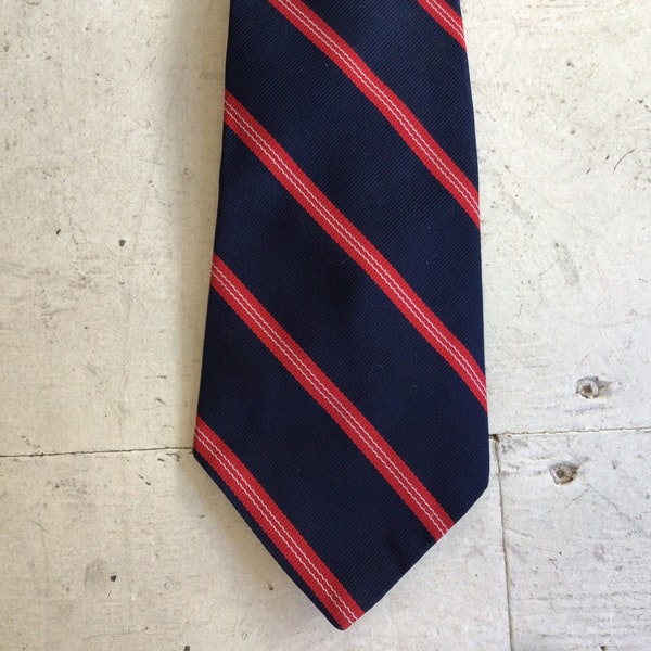 Red Striped Tie - Etsy