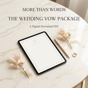 Professionally Curated Wedding Vow Script Package | PDF Format | 20 Scripts | Modern Fonts | Inclusive