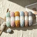 Premium Soft Wool Yarn Skein, 100g Medium Weight Knitting & Crochet Craft Supply, Hypoallergenic Comfort Yarn product logo