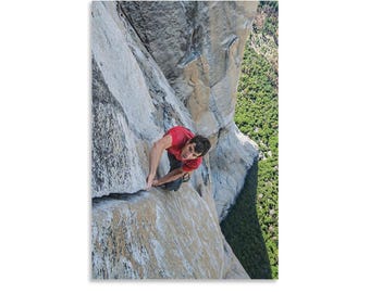 Alex Honnold Free Solo Sport Yosemite Lienzo Impresión Arte para Pared Decoración de Pared para el Hogar Póster