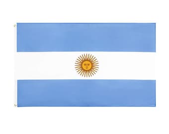 Bandera de Argentina – Poliéster Seda Impresión a doble cara 90 x 150 cm